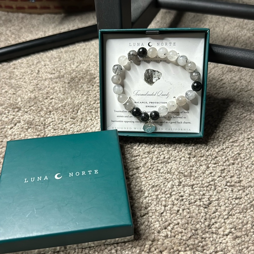 Luna Norte Tourmalinated Quartz Bracelet
